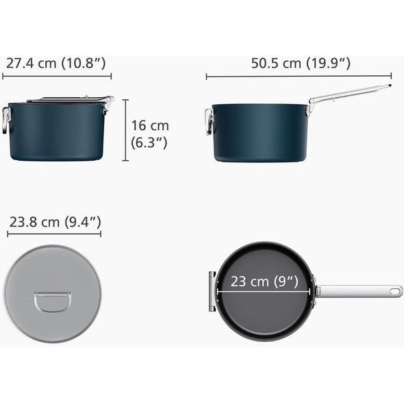 Joseph Joseph Space 23cm αντικολλητική επίστρωση