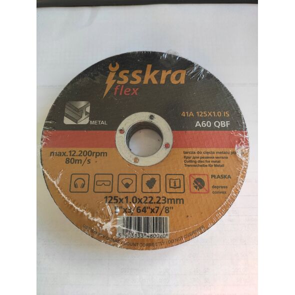 Δίσκος κοπής μετάλλου 125x1.0mm KELTIN (25/100/400)