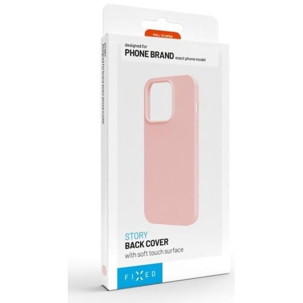 Fixed Story | Πίσω κάλυμμα | Apple | iPhone 16 Pro Max | Καουτσούκ | Ροζ