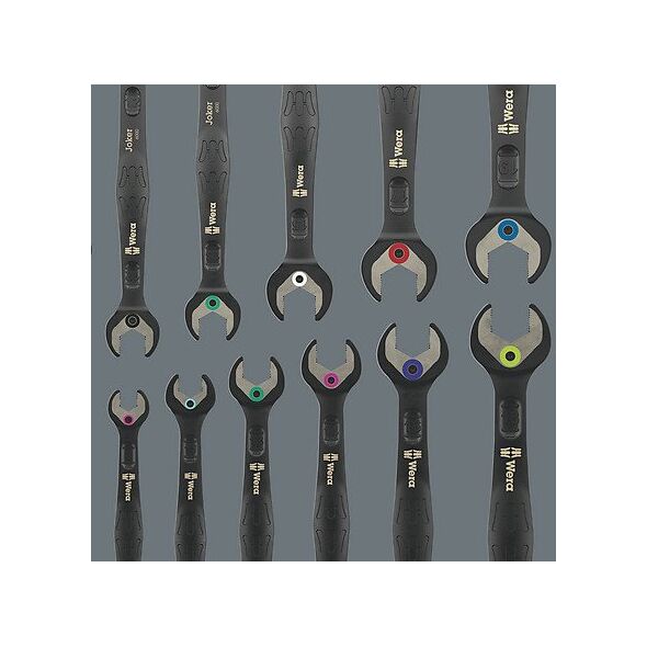 Wera Joker Black Edition 11-τμχ. Σετ γερμανικών κλειδιών με καστάνια