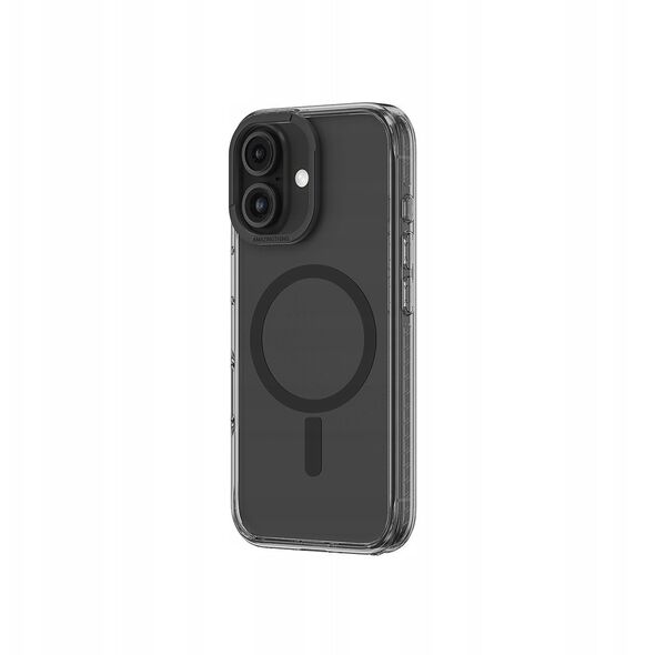 Θήκη σιλικόνης AMAZINGTHING Titan Pro Mag Case με μαγνητικό δακτύλιο για iPhone 16 Plus - μαύρο