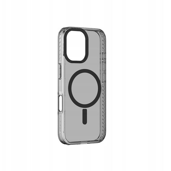 Θήκη σιλικόνης AMAZINGTHING Titan Pro Mag Case με μαγνητικό δακτύλιο για iPhone 16 Plus - μαύρο