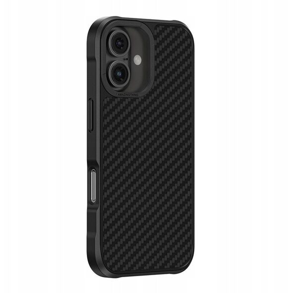 Θήκη θωρακισμένη AMAZINGTHING Titan Max Case με ίνες αραμιδίου 1500D για iPhone 16 - μαύρο