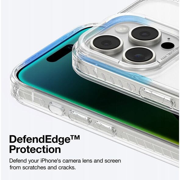 Θήκη σιλικόνης AMAZINGTHING Titan Pro Mag Case με μαγνητικό δακτύλιο για iPhone 16 Pro - διαφανές