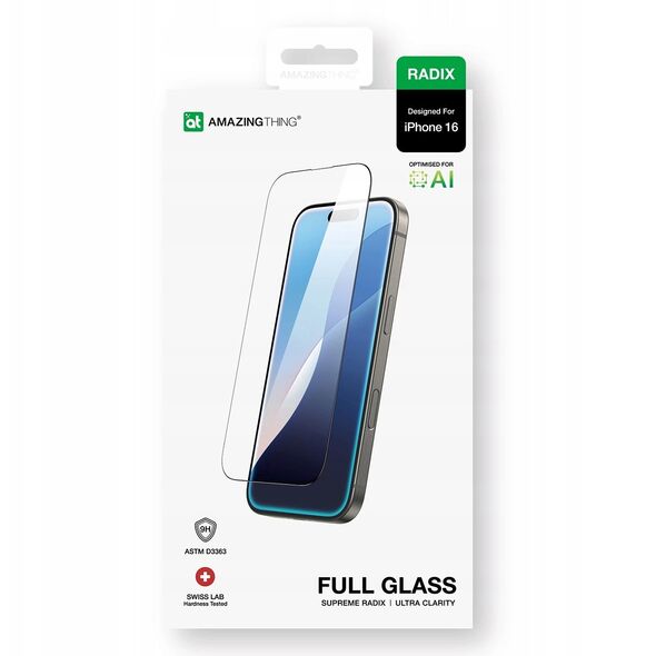Tempered Glass AMAZINGTHING Radix Full Glass για iPhone 16