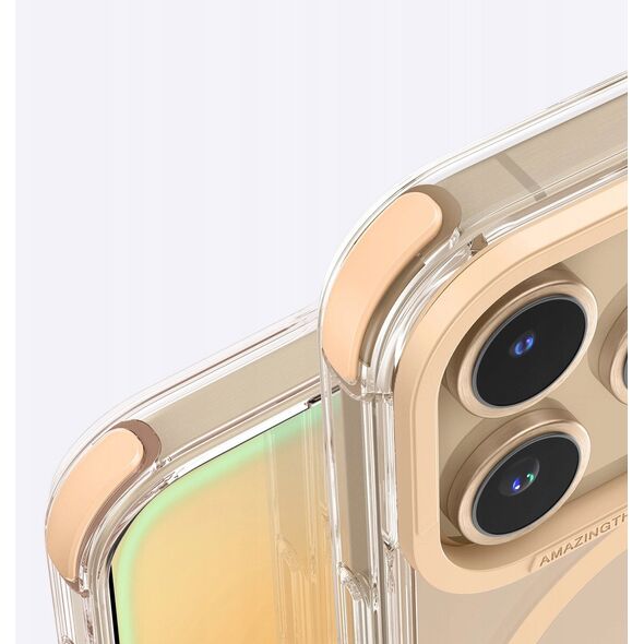 Θήκη σιλικόνης AMAZINGTHING Omni Mag Case για iPhone 16 Pro Max - ροζ χρυσό