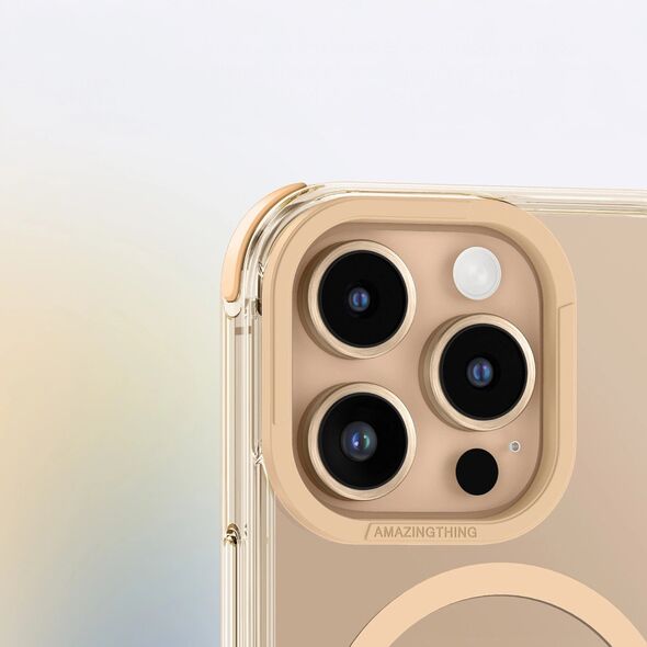Θήκη σιλικόνης AMAZINGTHING Omni Mag Case για iPhone 16 Pro - ροζ χρυσό