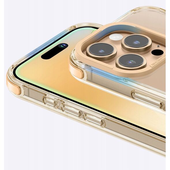 Θήκη σιλικόνης AMAZINGTHING Omni Mag Case για iPhone 16 Pro - ροζ χρυσό