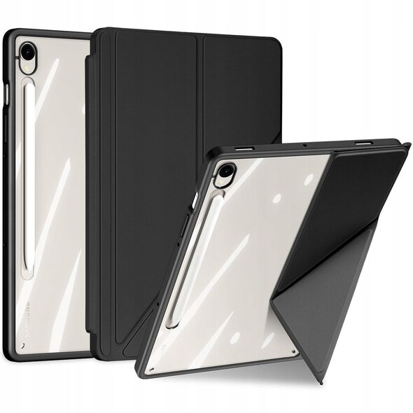 Θήκη Dux Ducis Magi με θήκη για στυλό για Samsung Galaxy Tab S10 FE/S9/S9 FE - μαύρο