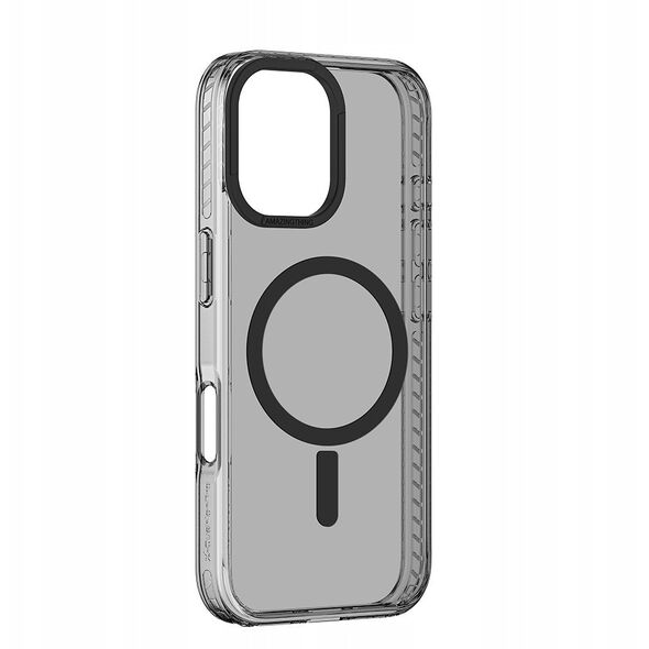 Θήκη σιλικόνης AMAZINGTHING Titan Pro Mag Case με μαγνητικό δακτύλιο για iPhone 16 - μαύρο