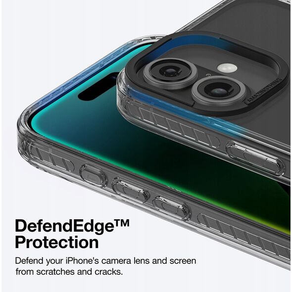 Θήκη σιλικόνης AMAZINGTHING Titan Pro Mag Case με μαγνητικό δακτύλιο για iPhone 16 - μαύρο