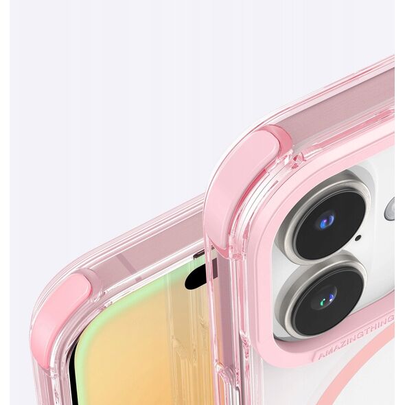 Θήκη σιλικόνης AMAZINGTHING Omni Mag Case για iPhone 16 - σκούρο ροζ