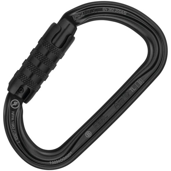 Καραμπίνερ amd triact lock μαύρο PETZL