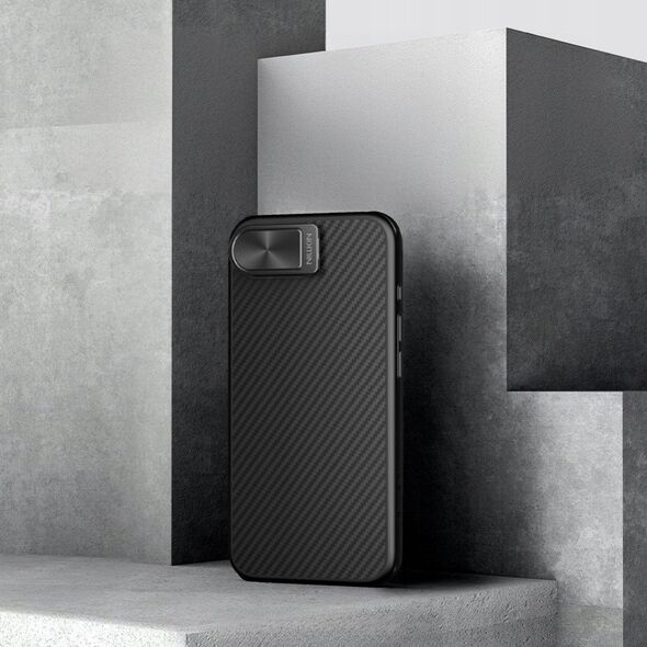Θήκη Nillkin CarboProp Magnetic με προστασία κάμερας και βάση για iPhone 16e - μαύρο