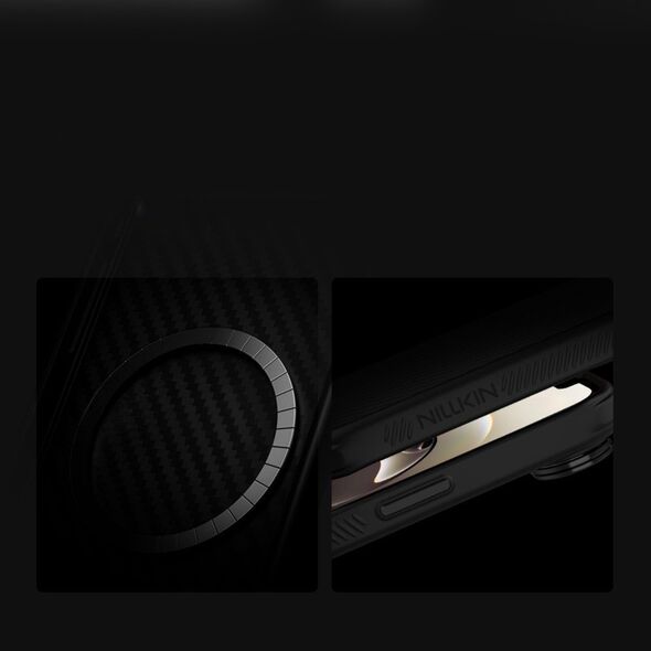 Θήκη Nillkin CarboProp Magnetic με προστασία κάμερας και βάση για iPhone 16e - μαύρο
