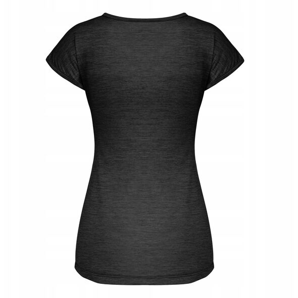 Γυναικεία Μπλούζα Puez Melange Dry SS Tee Μαύρο Out Melange 36 (S) Salewa