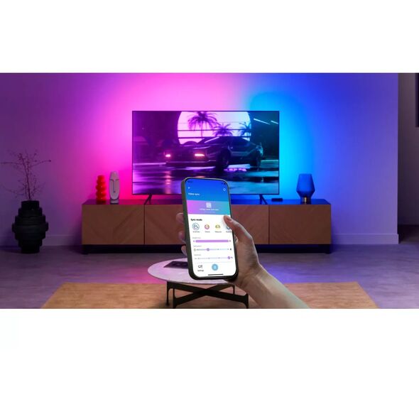 WiZ Sync Box και ταινία φωτισμού για τηλεόραση, 55"-65"