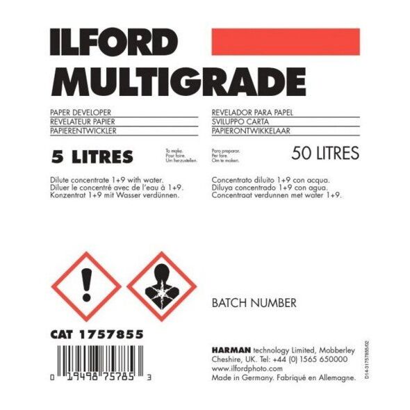 Ilford paper developer Multigrade 5l (1757855)