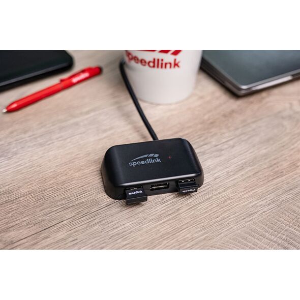 Speedlink USB hub Snappy Evo 4-port (SL-140109-BK)