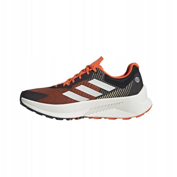 Ανδρικά παπούτσια για τρέξιμο Adidas TERREX Soulstride Flow - μαύρο/λευκό/πορτοκαλί