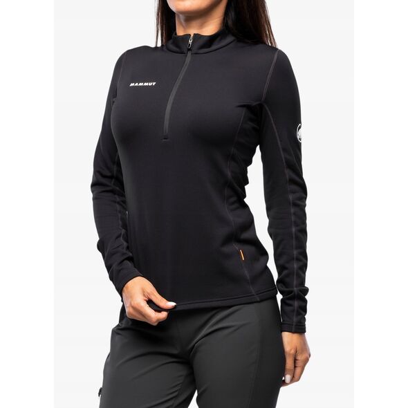 Γυναικεία μπλούζα χωρίς κουκούλα Mammut Aenergy ML Half Zip Pull - μαύρο