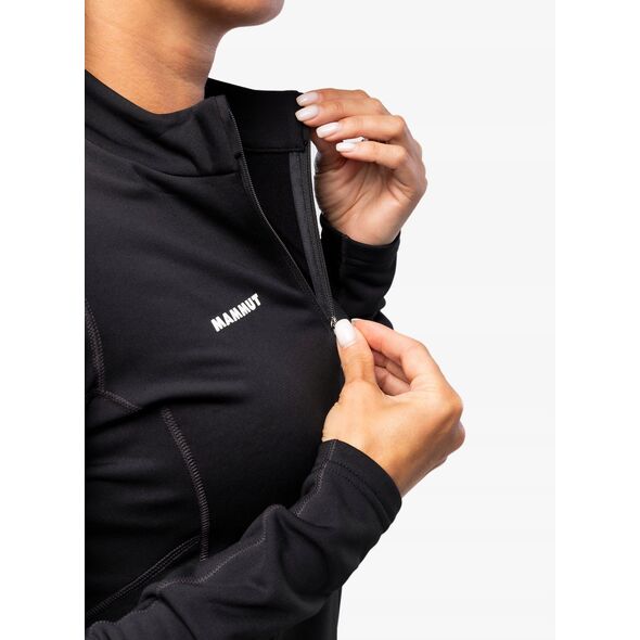 Γυναικεία μπλούζα χωρίς κουκούλα Mammut Aenergy ML Half Zip Pull - μαύρο