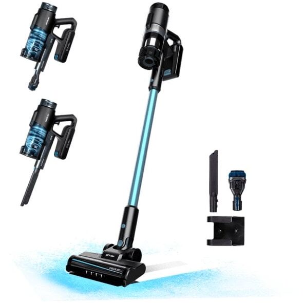 Cecotec Vacuum cleaner | Conga Rockstar 1500 Ray Pure | Cordless operating | Handstick | 215 W | 25.2 V | Operating time (max) 45 min | Black/Grey