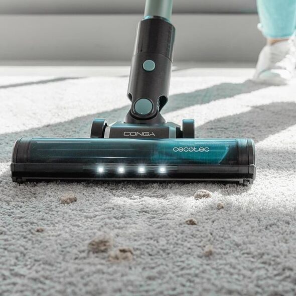 Cecotec Vacuum cleaner | Conga Rockstar 1500 Ray Pure | Cordless operating | Handstick | 215 W | 25.2 V | Operating time (max) 45 min | Black/Grey