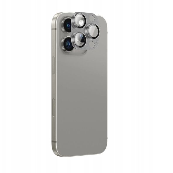 Tempered Glass AMAZINGTHING Aviation-Grade Alloy Lens για την κάμερα του iPhone 16 Pro / 16 Pro Max - γκρι