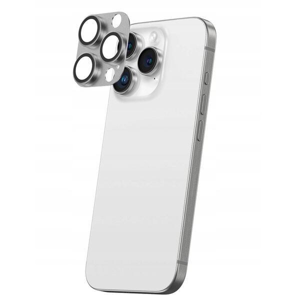 Tempered Glass AMAZINGTHING Aviation-Grade Alloy Lens για την κάμερα του iPhone 16 Pro / 16 Pro Max - γκρι