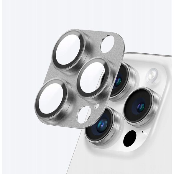 Tempered Glass AMAZINGTHING Aviation-Grade Alloy Lens για την κάμερα του iPhone 16 Pro / 16 Pro Max - γκρι