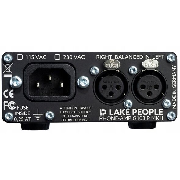 Ενισχυτής ακουστικών Lake People G103-P II