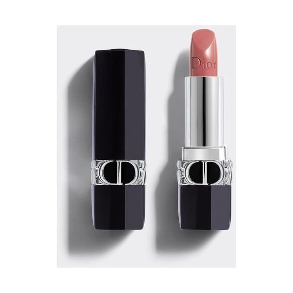 Christian Dior, Dior Rouge, Jojoba, Σατινέ Φινίρισμα, Κρεμώδες Κραγιόν, 100, Nude Look, Επαναγεμιζόμενο, 3.5 g Για Γυναίκες
