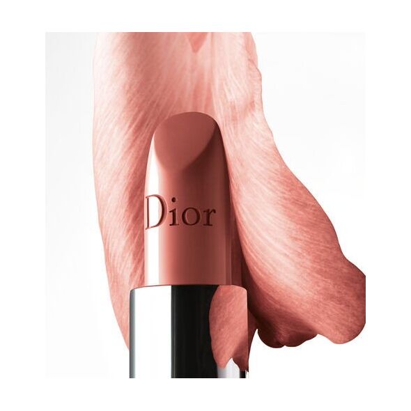 Christian Dior, Dior Rouge, Jojoba, Σατινέ Φινίρισμα, Κρεμώδες Κραγιόν, 100, Nude Look, Επαναγεμιζόμενο, 3.5 g Για Γυναίκες