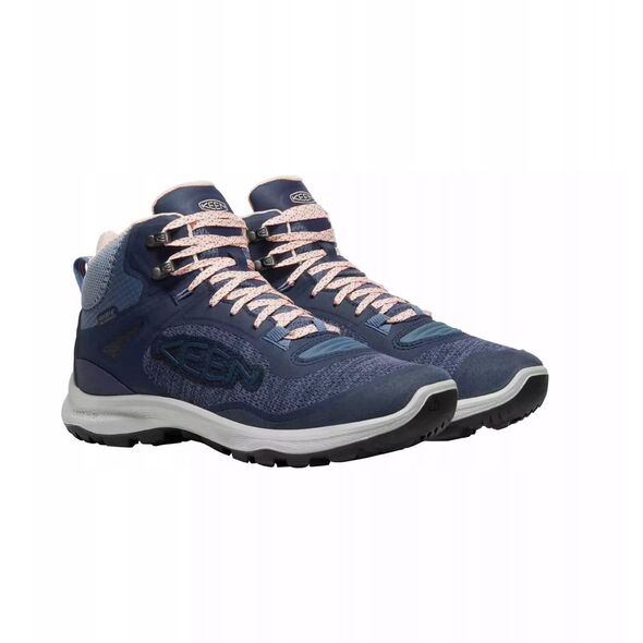 Γυναικεία παπούτσια πεζοπορίας Keen Terradora Flex Mid WP - vintage indigo/peachy keen