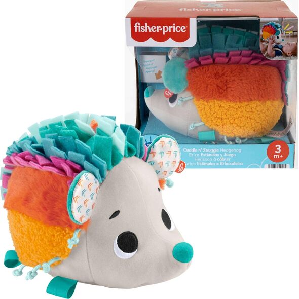 Fisher-Price Sensoryczna maskotka przytulanka Jeż z dźwiękami