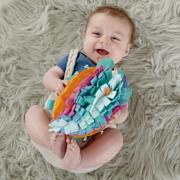 Fisher-Price Sensoryczna maskotka przytulanka Jeż z dźwiękami