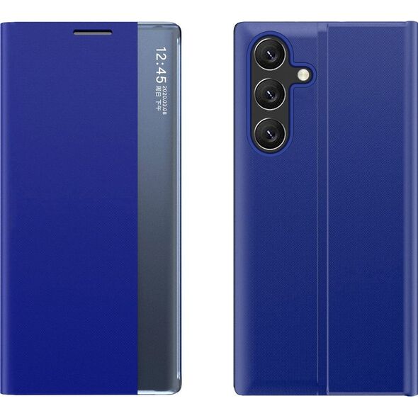 Hurtel New Sleep Case etui do Samsung Galaxy A24 4G pokrowiec z klapką podstawka niebieskie