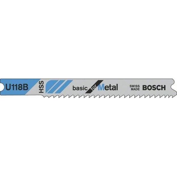 Bosch Brzeszczot do wyrzynarek Basic for Metal 80mm U 118 B - 2608631771
