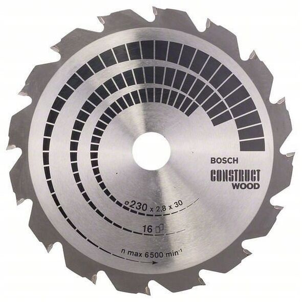 Bosch BOSCH PIŁA TARCZOWA CONSTRUT WOOD 230x2,8x30x16z B2608640635 - 2608640635