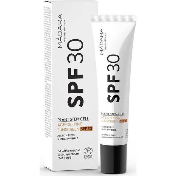 Madara AGE DEFYING SUNSCREEN Przeciwzmarszczkowy krem z filtrem SPF 30, 40ml