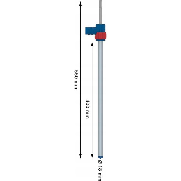 Wiertło Bosch Bosch Expert hammer drill SDS Clean plus-8X set, 18mm (working length 400mm, suction drill incl. suction connection)
