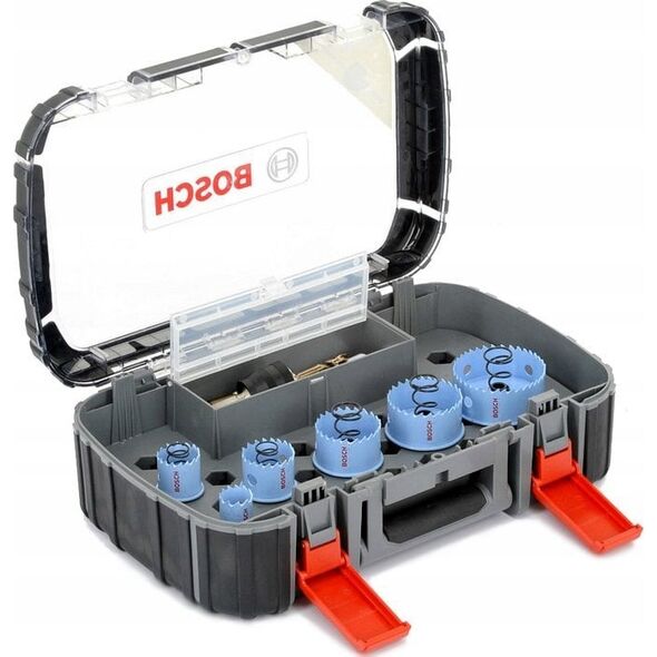 Bosch Bosch hole saw set Special for Sheet Metal Electrics, 22-64mm, 9-piece (in case)