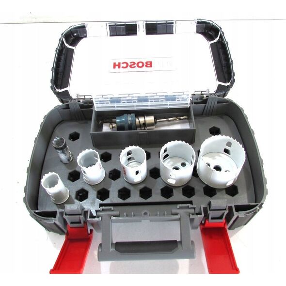 Bosch Bosch hole saw set Special for Sheet Metal Electrics, 22-64mm, 9-piece (in case)