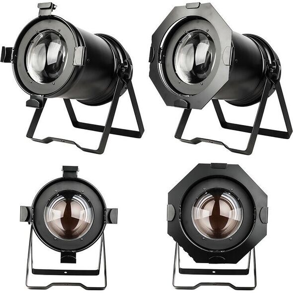 LIGHT4ME LIGHT4ME PAR 64 200W LED ZOOM AUTO reflektor sceniczny oświetlenie teatralne ciepła biel