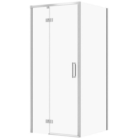 Σετ C98 καμπίνα LARGA μεντεσές αριστερά χρώμιο 80x90x195 γυαλί TRANS WIR