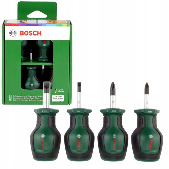 Śrubokręt Stubby Screwdriver Set 4-Piece