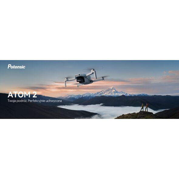 Potensic ATOM 2 GPS dron z kamerą 4K HDR wideo 8K zdjęcia 3-osiowy gimbal
