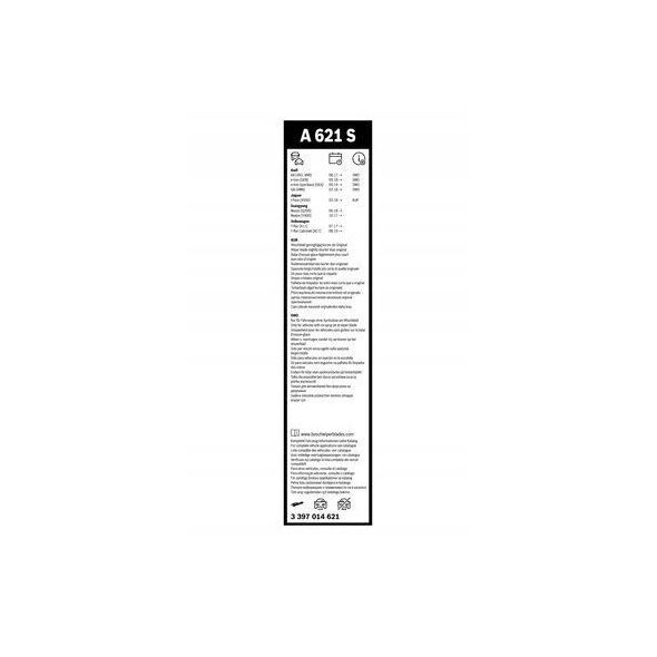 Σετ υαλοκαθαριστήρων Bosch Aerotwin Flatblade A621S