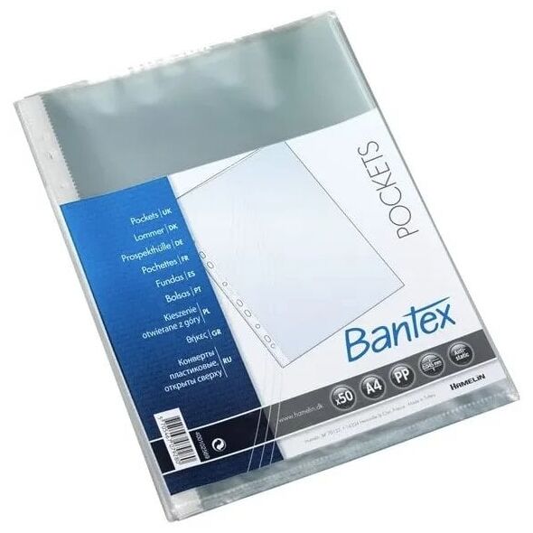 Διαφανής Θήκη BG50 PCHED POCK Bantex A4 PP0,045 SMO